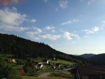Paysage naturel près de le chalet