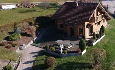 Jardin de l'établissement Chalet Le Roncing