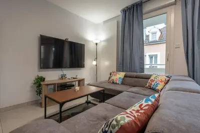 Un ou plusieurs lits dans un hébergement de l'établissement Abbatucci 12A Logement 6 Pers Proche Bale
