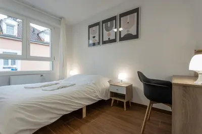 Un ou plusieurs lits dans un hébergement de l'établissement Abbatucci 12A Logement 6 Pers Proche Bale