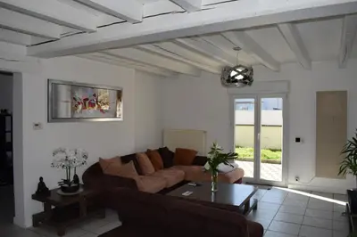 Coin salon dans l'établissement Villa Rixheim