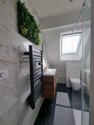 Salle de bains dans l'établissement Sur la savoureuse - Le 64