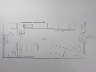 Plan de l'établissement Le Gîte du Facteur d 'Orgues