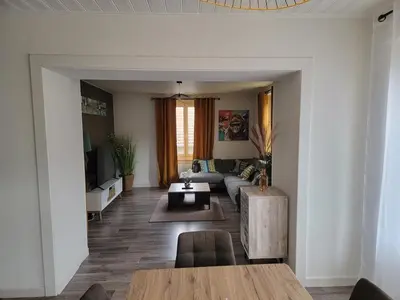 Coin salon dans l'établissement Chez Carine et Jonathan 1er etage