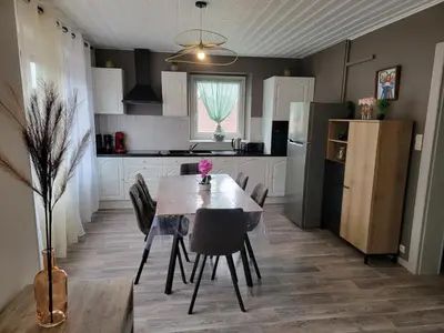 Cuisine ou kitchenette dans l'établissement Chez Carine et Jonathan 1er etage