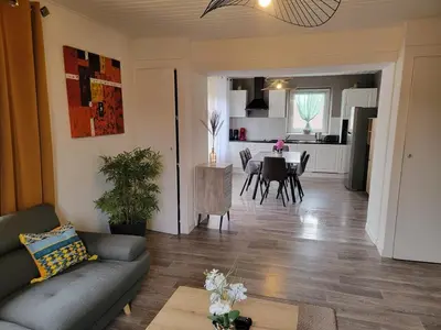 Cuisine ou kitchenette dans l'établissement Chez Carine et Jonathan 1er etage