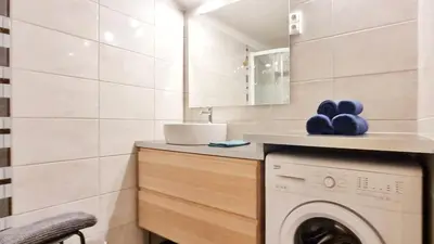 Salle de bains dans l'établissement Gite A la Fontaine Bergheim