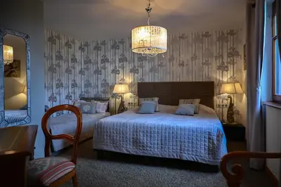 Un ou plusieurs lits dans un hébergement de l'établissement Villa La Romance - Villa Spacieuse & Luxueuse - Parking Gratuit