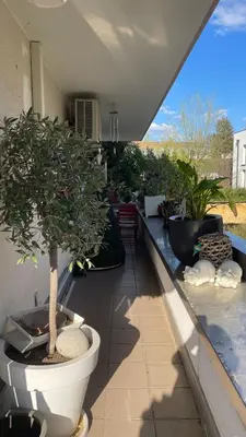 Balcon ou terrasse dans l'établissement La galerie