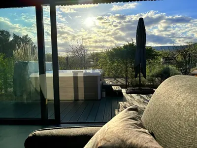 Coin salon dans l'établissement Sweet Escape et Spa