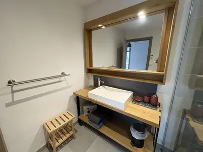 Salle de bains dans l'établissement Sweet Escape et Spa