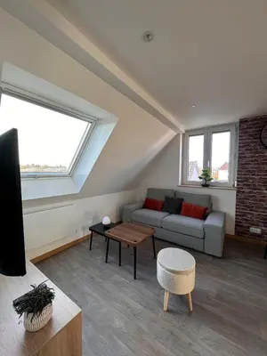 Télévision ou salle de divertissement dans l'établissement Le 9 de fer