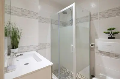 Salle de bains dans l'établissement Franklin - Hyper Centre Mulhouse