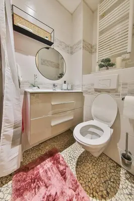 Salle de bains dans l'établissement Le Kelly - Hyper Centre Mulhouse