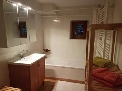Salle de bains dans l'établissement Chez Maria