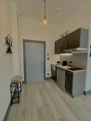 Cuisine ou kitchenette dans l'établissement Studio Marie-Louise