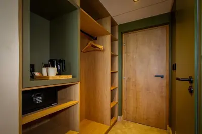 Cuisine ou kitchenette dans l'établissement Hôtel Terra Vinum