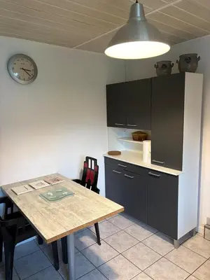 Cuisine ou kitchenette dans l'établissement Horse House Calm and Nature near motorway and Basel