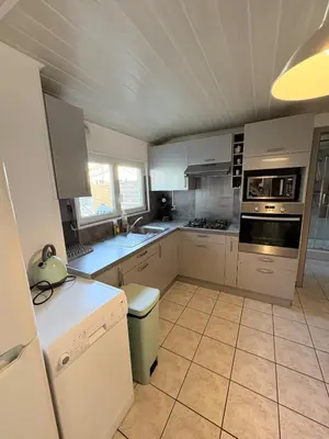 Cuisine ou kitchenette dans l'établissement Horse House Calm and Nature near motorway and Basel