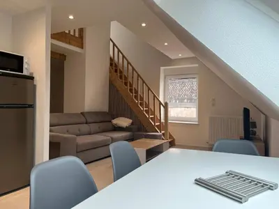 Cuisine ou kitchenette dans l'établissement Appartement T3 Duplex centre ville