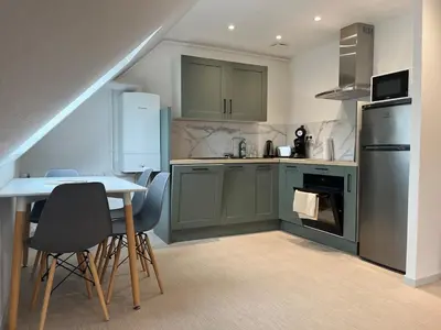 Cuisine ou kitchenette dans l'établissement Appartement T3 Duplex centre ville