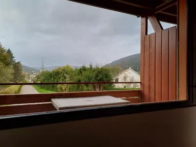 Vue générale sur la montagne ou vue sur la montagne depuis l'appartement