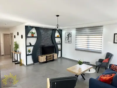 Coin salon dans l'établissement Les Étincelles d'Alsace