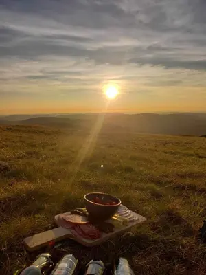Lever ou coucher de soleil vu de l'appartement ou à proximité