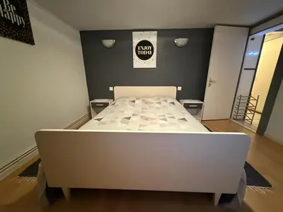 Un ou plusieurs lits dans un hébergement de l'établissement Chambre privée