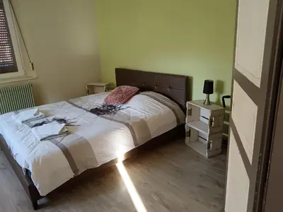 Un ou plusieurs lits dans un hébergement de l'établissement Maison village