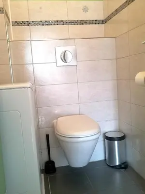 Salle de bains dans l'établissement Escale Alsacienne à Sélestat