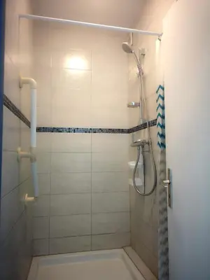 Salle de bains dans l'établissement Escale Alsacienne à Sélestat