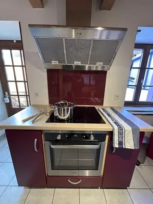 Cuisine ou kitchenette dans l'établissement Ide'Alsace