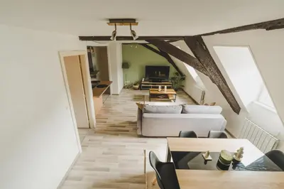 Coin salon dans l'établissement Le Bretzel Mulhouse