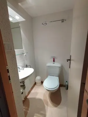 Salle de bains dans l'établissement B&B Gite les Baudy