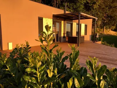Jardin de l'établissement Gîte du Petit Hohnack