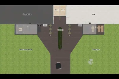 Plan de l'établissement Gîte du Petit Hohnack
