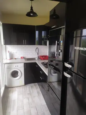 Cuisine ou kitchenette dans l'établissement Studio 3F