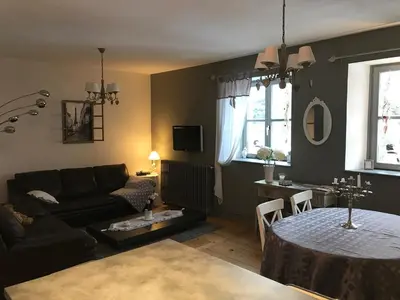 Un ou plusieurs lits dans un hébergement de l'établissement Gite Des 3 Chateaux