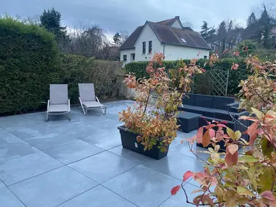 Jardin de l'établissement Gite Des 3 Chateaux