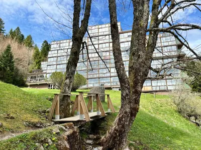 Jardin de l'établissement Appartement - Station de ski