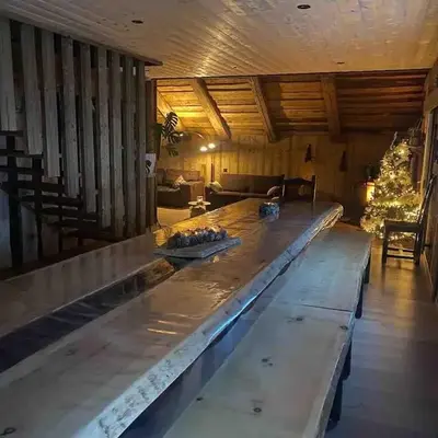 Le Fenil-Logis Sauna Bain Nordique Salle cinéma