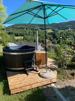 Vue générale sur la montagne ou vue sur la montagne depuis le B&B/chambre d'hôtes