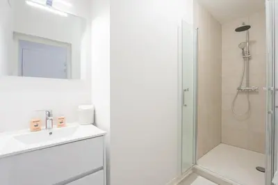 Salle de bains dans l'établissement Le Maçon Park 2e Étage Duplex 6 Pers