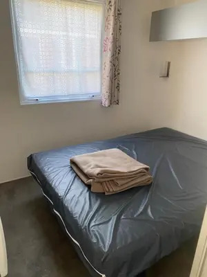 Un ou plusieurs lits dans un hébergement de l'établissement Mobile home 6personnes ,Alsace , munster France