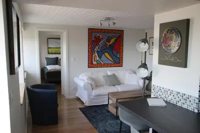 Coin salon dans l'établissement Gîte des Éterlous
