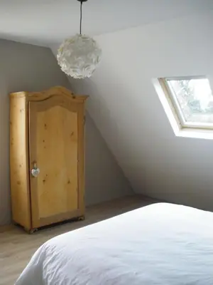 Un ou plusieurs lits dans un hébergement de l'établissement Charming house Riquewihr, Alsace