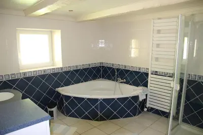 Salle de bains dans l'établissement Gîte des Chamois