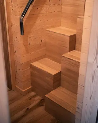 Plan de l'établissement Chalets Hissala, vue lac et sauna