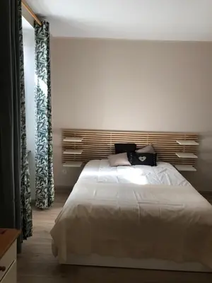 Un ou plusieurs lits dans un hébergement de l'établissement Gîte Eau-Vive, à 15kms de Colmar